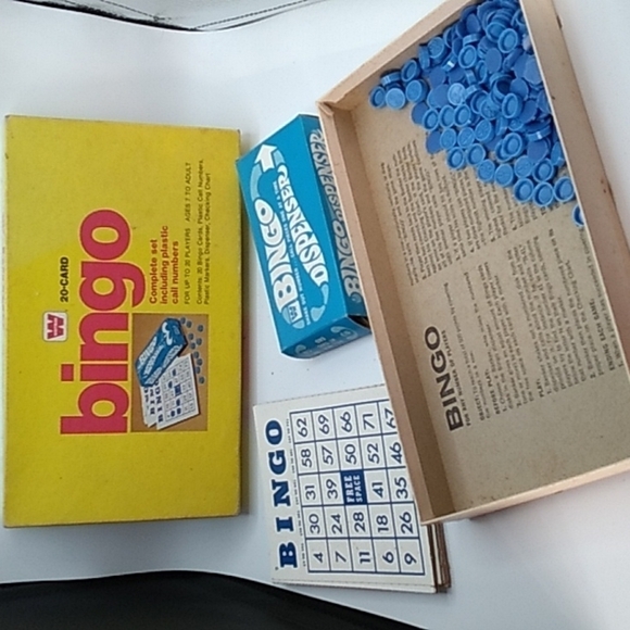 Vintage 1970s Whitman bingo game set - Picture 1 of 5